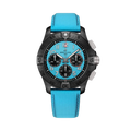 Breitling Avenger B01 Chronograph 44 Night Mission / Ice Blue / Strap — Ref. SB0146101L1X1