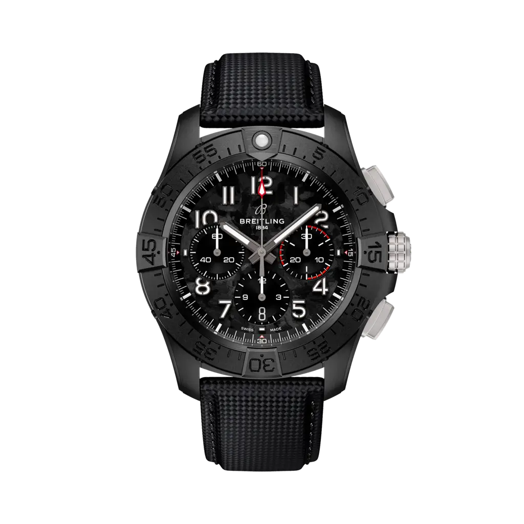 Breitling Avenger B01 Chronograph 44 Night Mission Ceramic - Carbon — Ref. SB0147101B1X1