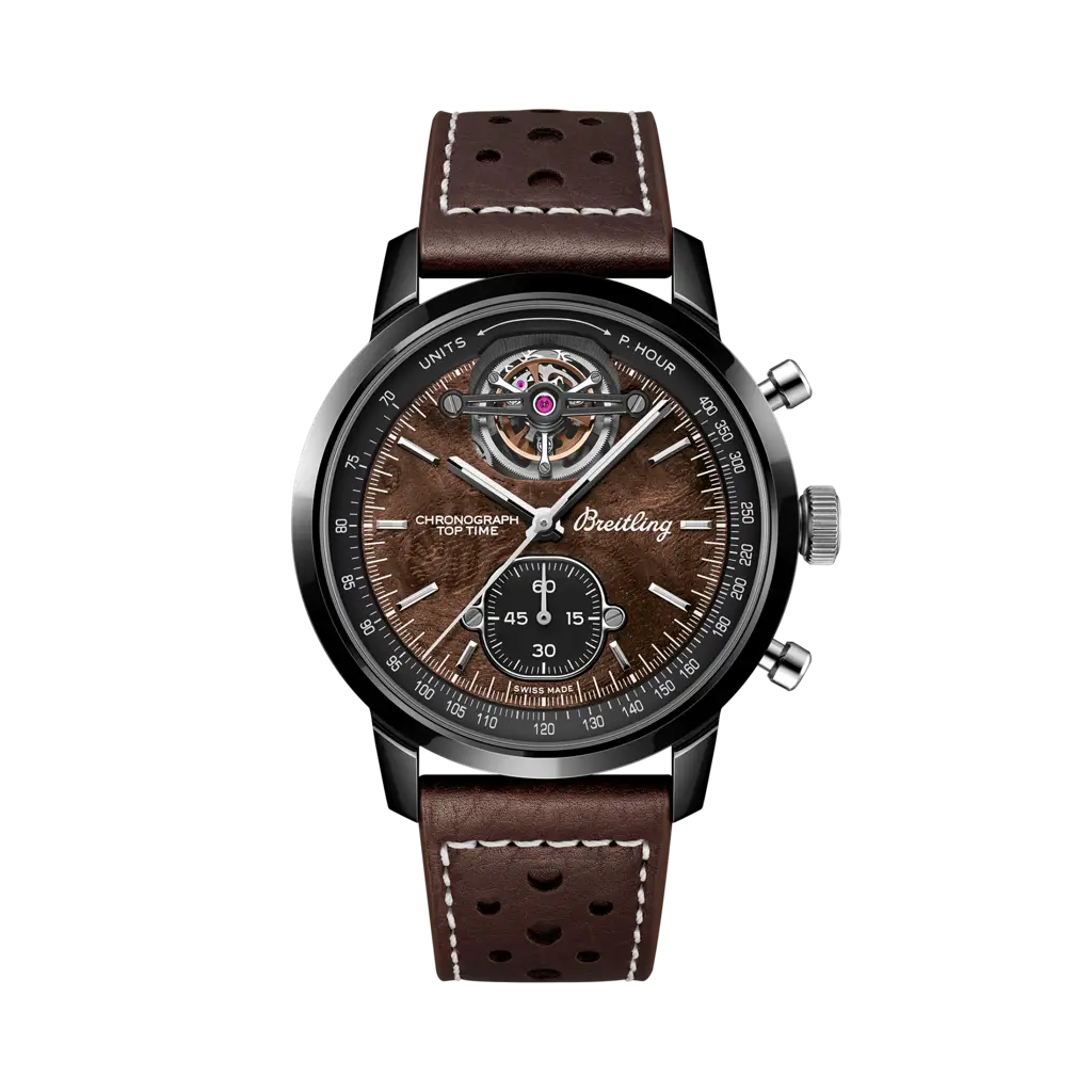 Breitling Top Time B21 Chevrolet Corvette Ceramic - Walnut burl — Ref. SB21252A1Q1X1