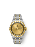 Tudor Royal Date 28 Stainless Steel / Yellow Gold / Champagne - Roman — Ref. 28303