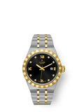 Tudor Royal Date 28 Stainless Steel / Yellow Gold / Black - Diamond — Ref. 28303