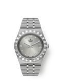 Tudor Royal Date 34 Stainless Steel / Silver - Diamond — Ref. 28400