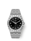 Tudor Royal Date 34 Stainless Steel / Black - Diamond — Ref. 28400