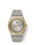 Tudor Royal Date 34 Stainless Steel / Yellow Gold / Silver - Roman — Ref. 28403