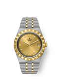 Tudor Royal Date 34 Stainless Steel / Yellow Gold / Champagne - Diamond — Ref. 28403
