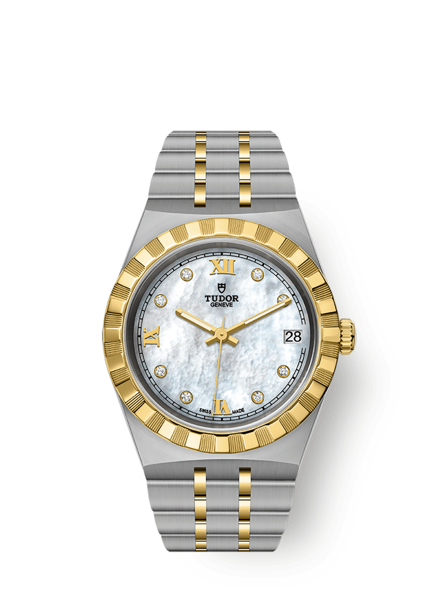 Tudor Royal Date 34 Stainless Steel / Yellow Gold / MOP — Ref. 28403