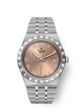 Tudor Royal Date 38 Stainless Steel / Salmon - Roman — Ref. 28500