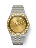 Tudor Royal Day-Date 41 Stainless Steel / Yellow Gold / Champagne - Roman — Ref. 28603