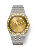 Tudor Royal Day-Date 41 Stainless Steel / Yellow Gold / Champagne - Diamond — Ref. 28603