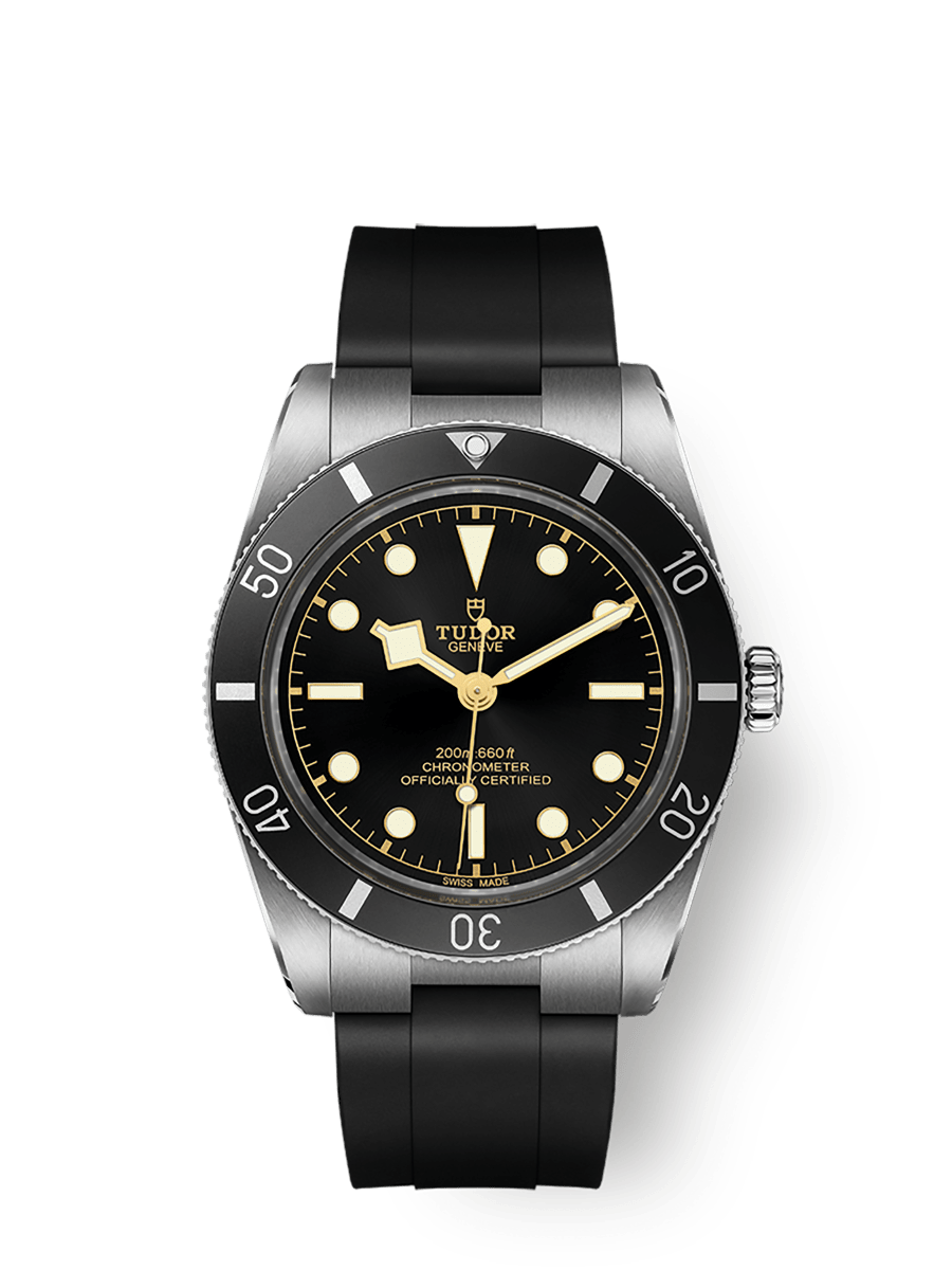 Tudor Black Bay Fifty-Four Stainless Steel / Black / Rubber — Ref. 79000N
