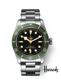 Tudor Black Bay Green Manufacture / Bracelet / Harrods — Ref. 79230G