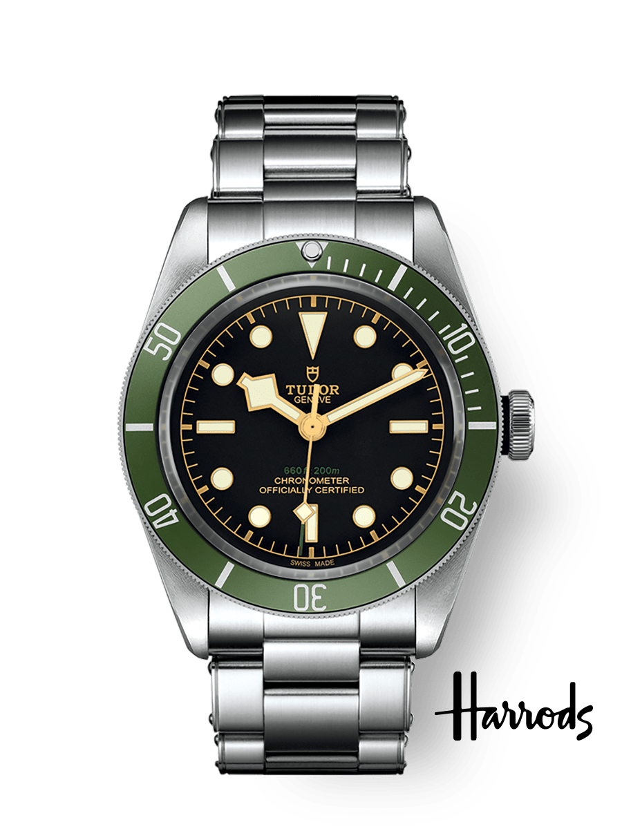 Tudor Black Bay Green Manufacture / Bracelet / Harrods — Ref. 79230G