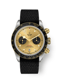 Tudor Heritage Black Bay Chronograph S&G / Champagne / Textile — Ref. 79363N