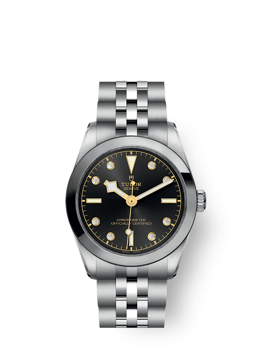 Tudor Black Bay 31 Stainless Steel / Black - Diamond/ Bracelet — Ref. 79600