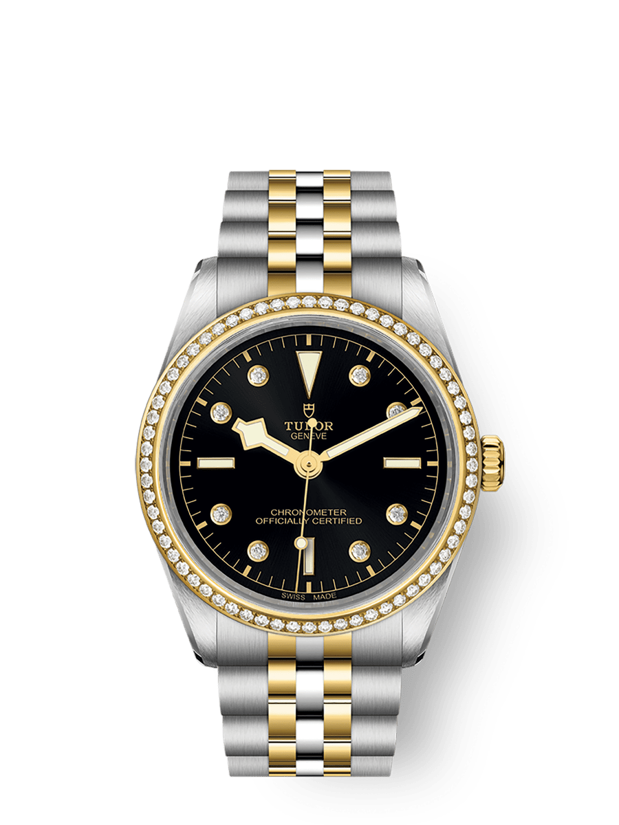 Tudor Black Bay 36 S&G - Diamond / Black - Diamond / Bracelet — Ref. 79653