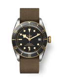 Tudor Heritage Black Bay Black S&G / Stainless Steel / Yellow Gold / Black / Fabric — Ref. 79733N