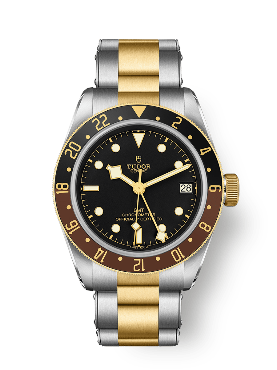 Tudor Black Bay GMT S&G / Black / Bracelet — Ref. 79833MN