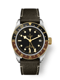 Tudor Black Bay GMT S&G / Black / Leather — Ref. 79833MN
