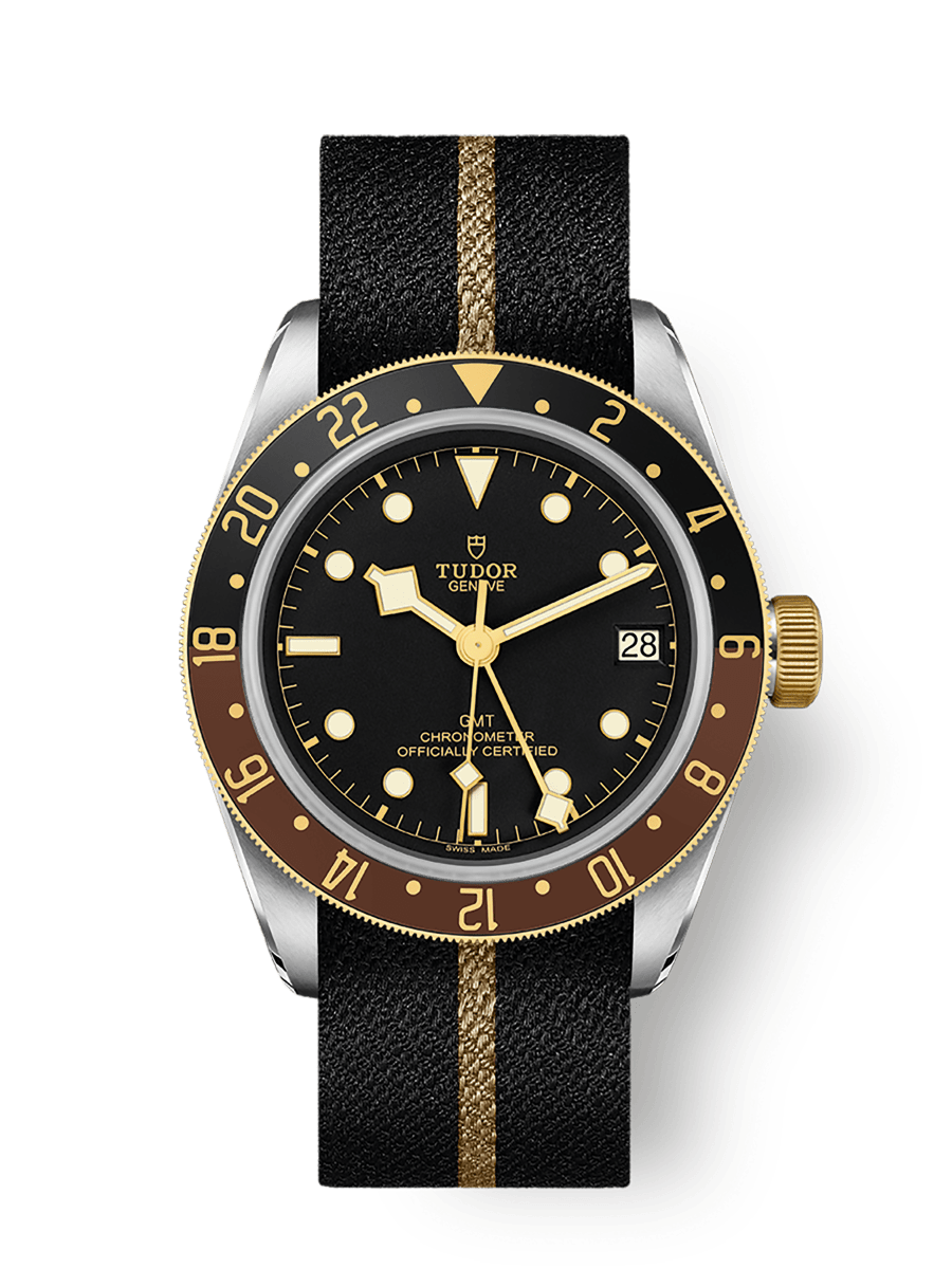 Tudor Black Bay GMT S&G / Black / Fabric — Ref. 79833MN