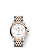 Tudor 1926 28 Stainless Steel / Rose Gold / White / Strap — Ref. 91351