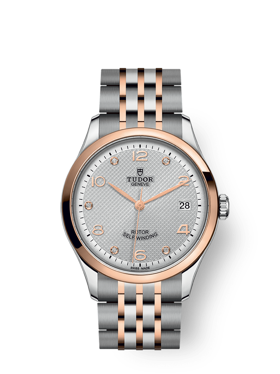 Tudor 91451 - 1926 36 Stainless Steel / Rose Gold / Silver - Diamond — Ref. 91451