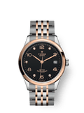 Tudor 91451 - 1926 36 Stainless Steel / Rose Gold / Black - Diamond — Ref. 91451