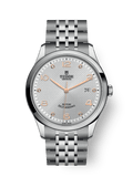 Tudor 91650 - 1926 41 Stainless Steel / Silver - Diamond — Ref. 91650