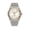 Breitling Chronomat Automatic 36 Stainless Steel / Red Gold - Diamond / White / Rouleaux — Ref. U10380591A1U1