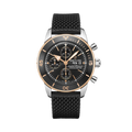 Breitling Superocean Heritage II Chronograph 44 Stainless Steel / Rose Gold / Black / Rubber / Folding — Ref. U13313121B1S1