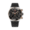 Breitling Super Chronomat B01 44 Stainless Steel - Red Gold / Black / Rubber Rouleaux — Ref. UB0136251B1S1