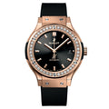 Hublot 565.OX.1480.RX.1204 - Classic Fusion King Gold Diamonds 38mm Black