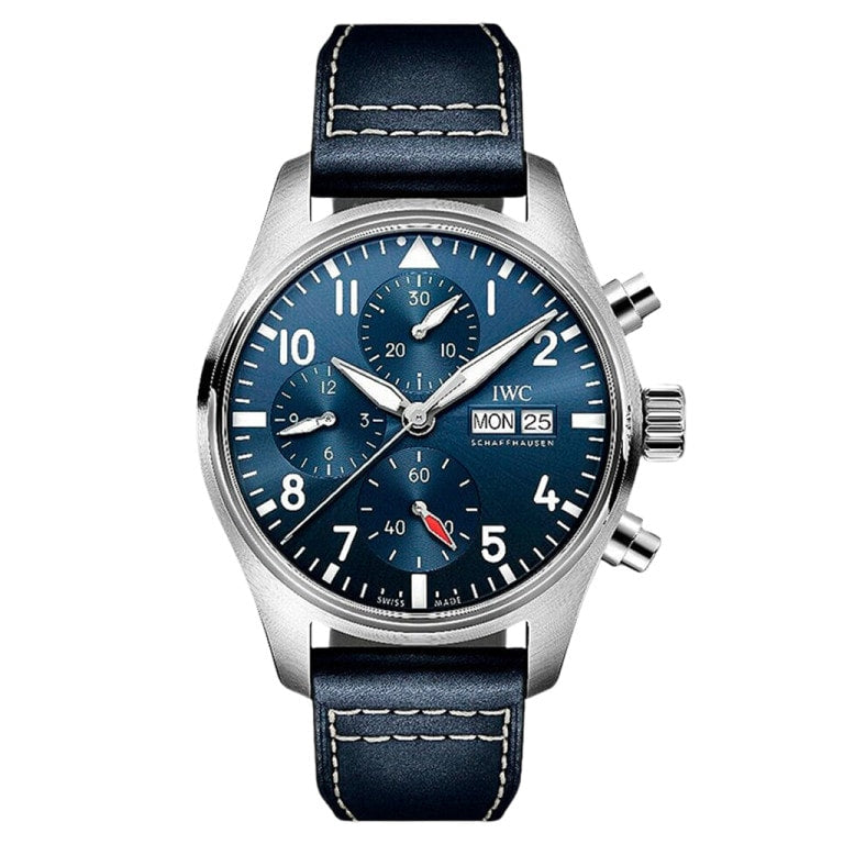 IWC Pilot's Watch Chronograph 41 Stainless Steel / Blue — Ref. IW388101