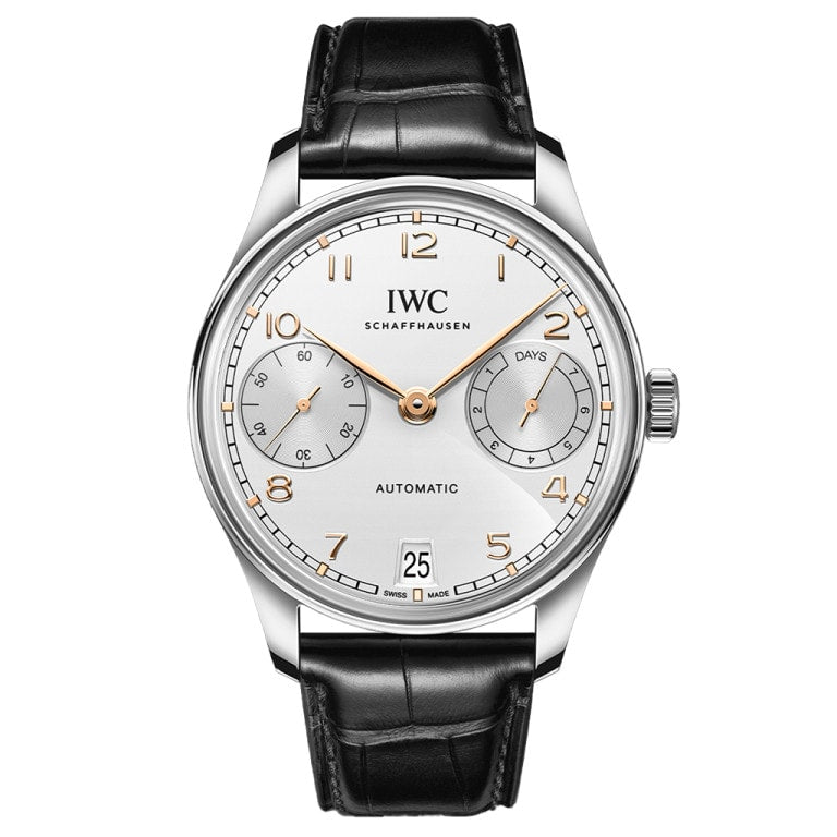 IWC Portugieser Automatic 42 Stainless Steel / Silver — Ref. IW501701