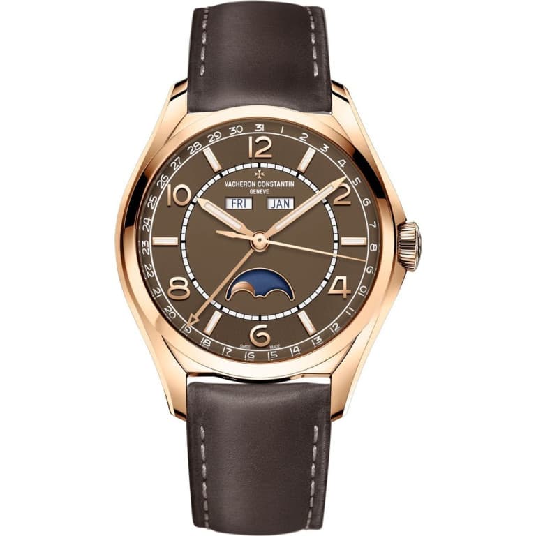 Vacheron Constantin Fiftysix 4000E/000R-B065 / Rose gold / Brown dial