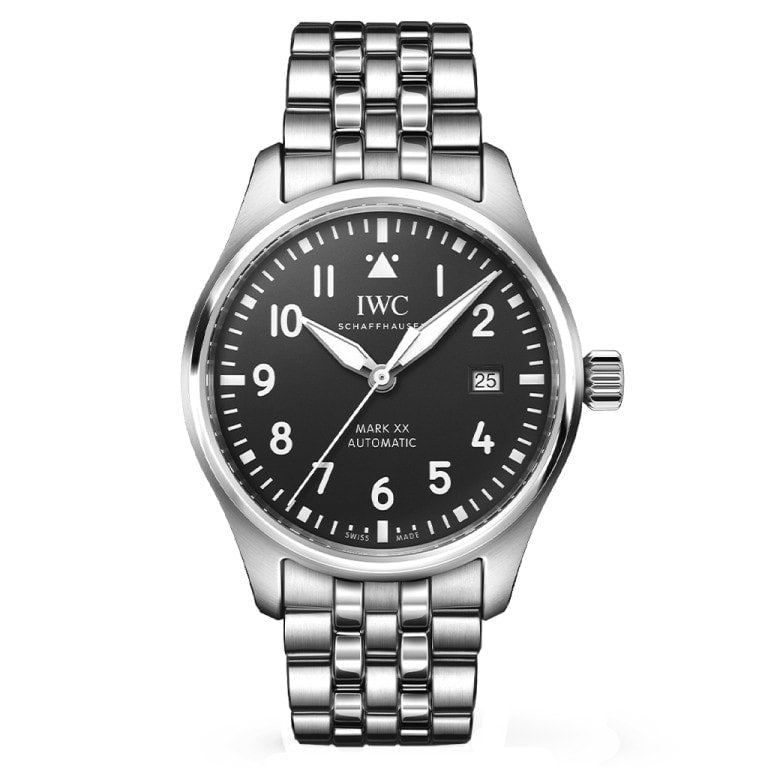 IWC Pilot Mark XX Black/Steel — Ref. IW328202