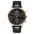 IWC IW3716-25 Portugieser Chronograph Rose Gold / Black — Ref. IW371625