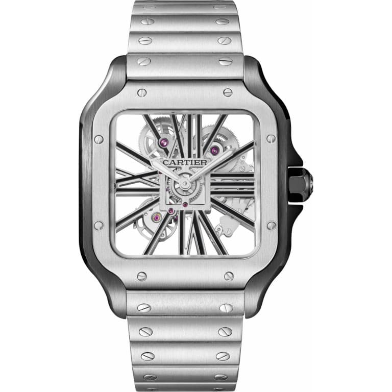 Cartier Santos — Manual winding — Steel — Ref. WHSA0027