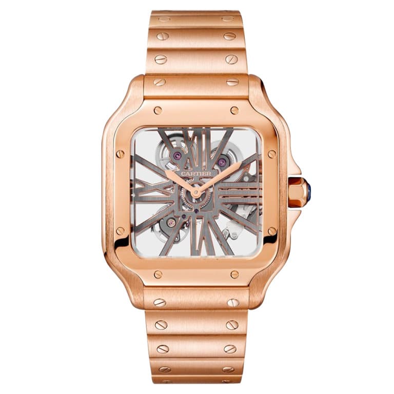 Cartier Santos — Manual winding — Rose Gold — Ref. WHSA0016