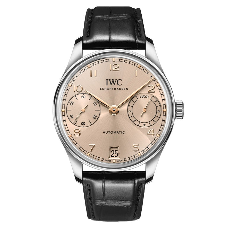 IWC IW5017-05 Portugieser Automatic 42 Stainless Steel / Dune — Ref. IW501705