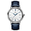 IWC Portofino Automatic Stainless Steel / Silver - Blue — Ref. IW356527