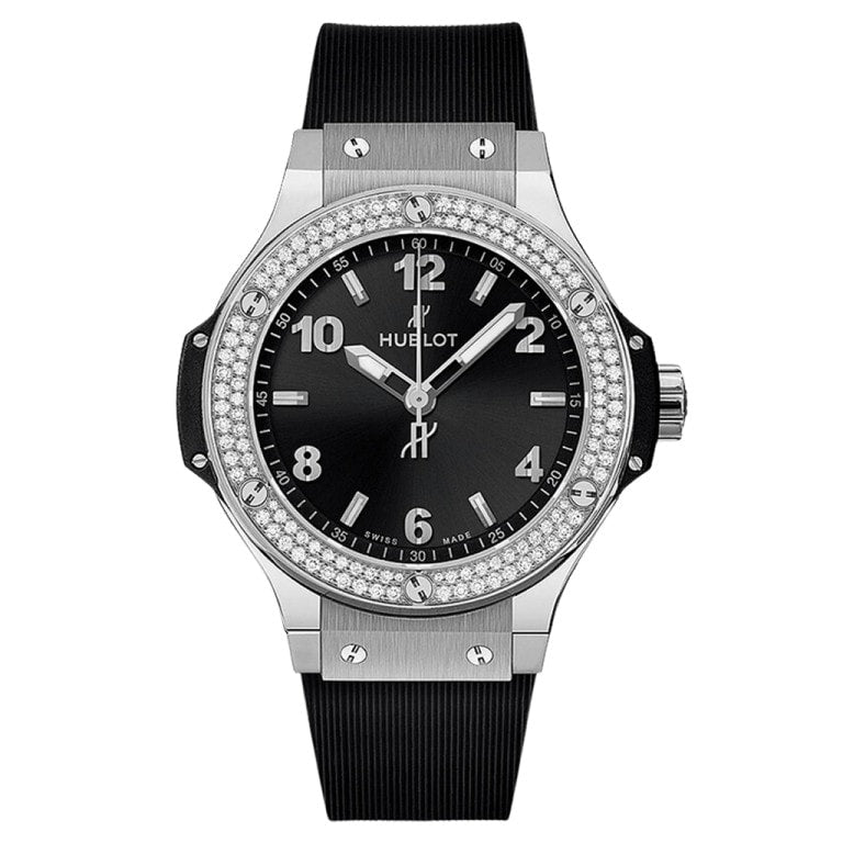 Hublot 361.sx.1270.rx.1104 - Big Bang STEEL Diamonds 38mm Black
