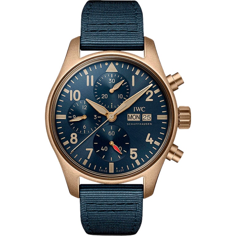 IWC Pilot's Watch Chronograph 41 Bronze / Blue — Ref. IW388109