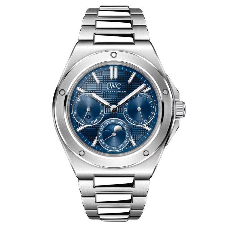 IWC Ingenieur Perpetual Calendar Stainless Steel / Blue — Ref. IW344903
