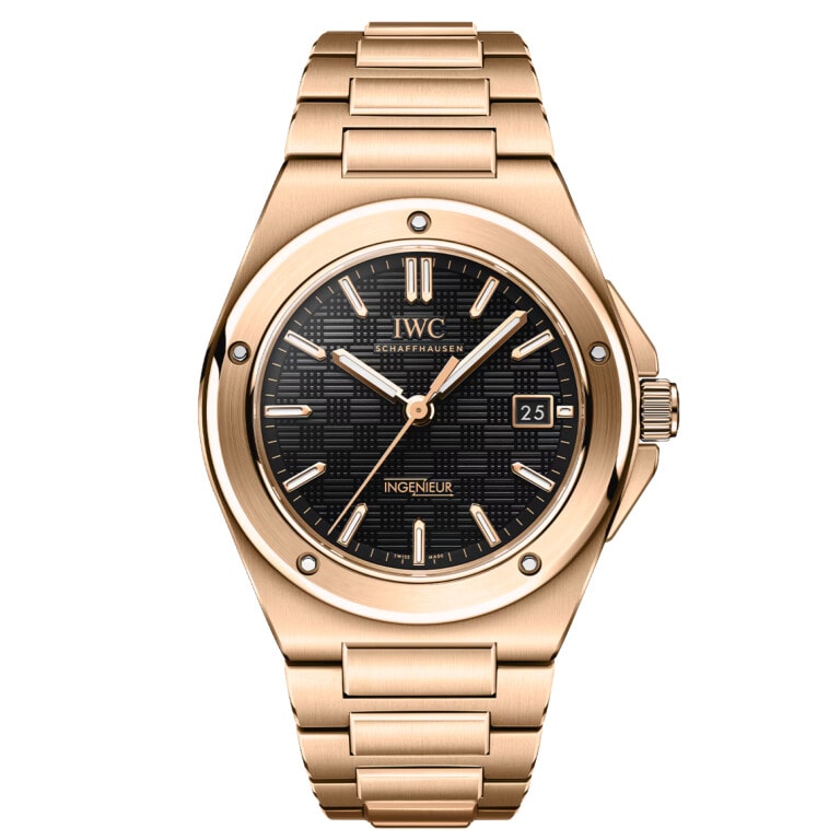 IWC Ingenieur Automatic 40 Rose Gold / Black — Ref. IW328702