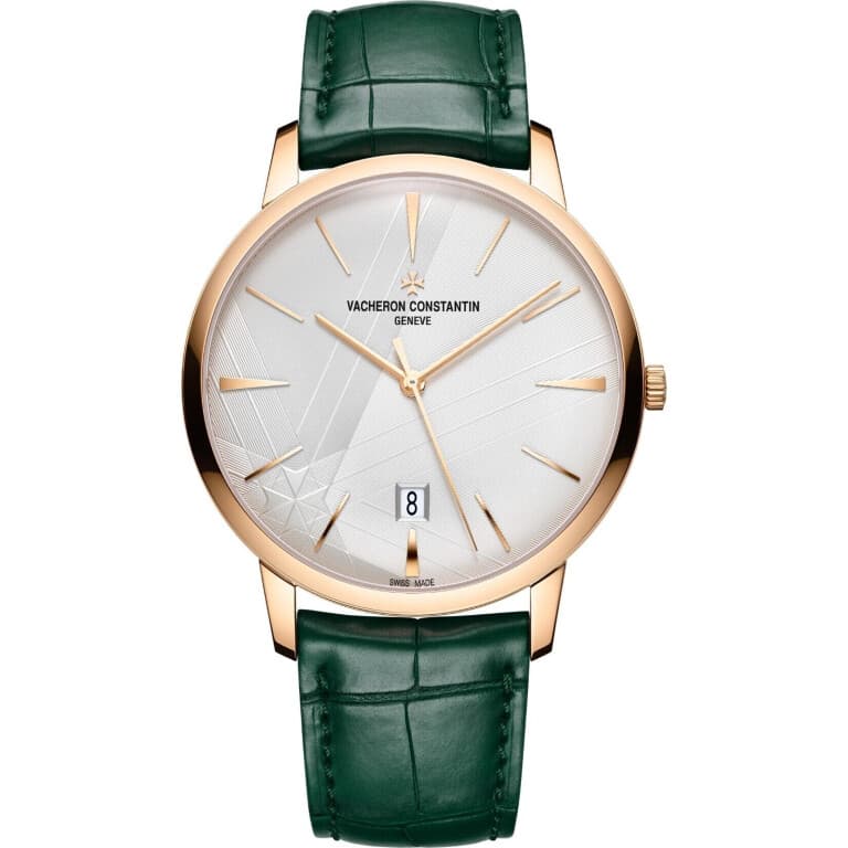 Vacheron Constantin Patrimony 85180/000R-H116 / Rose gold / Silver dial