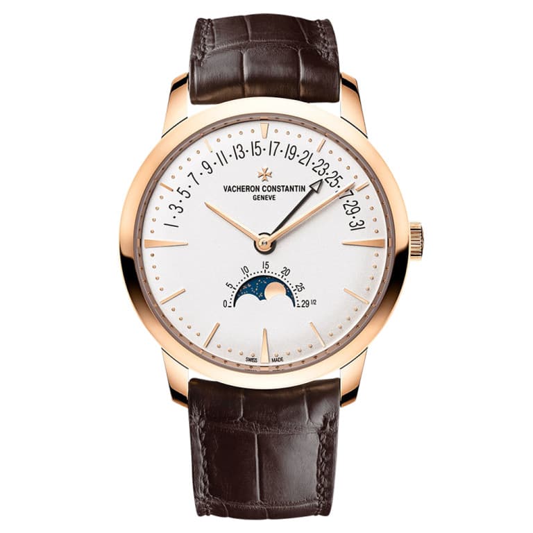 Vacheron Constantin Patrimony 4010U/000R-B329 / Rose gold / Silver dial