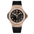Hublot 361.PX.1280.RX.1704 - Big Bang Gold Pave' 38mm Black