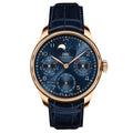 IWC Portugieser Perpetual Calendar Single Moon Armor Gold / Blue / Boutique Edition — Ref. IW503312