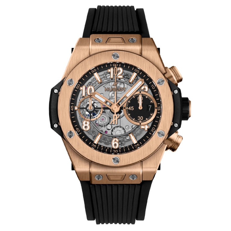 Hublot 441.OX.1181.RX - Big Bang Unico King Gold Skeleton Automatic Chronograph 42mm Transparent