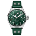 IWC IW5036-08 Big Pilot's Watch Perpetual Calendar Stainless Steel / Green — Ref. IW503608